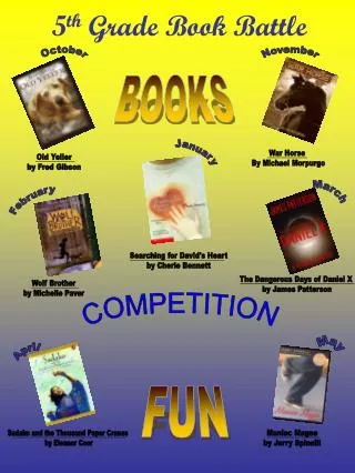 5 th Grade Book Battle