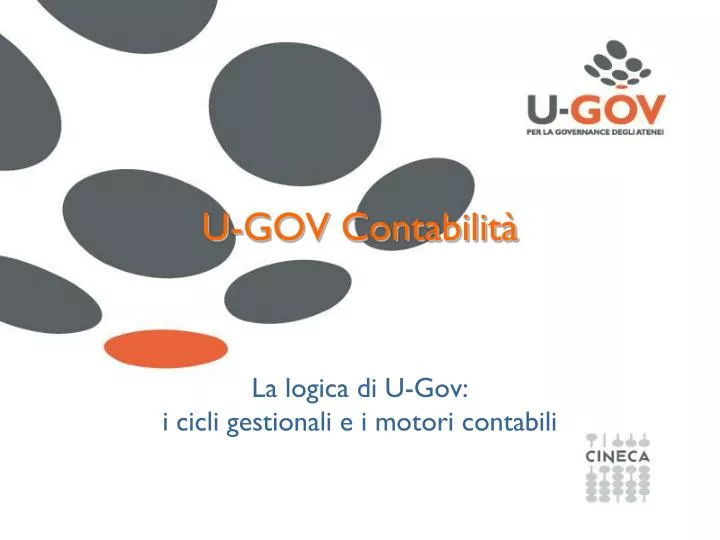 u gov contabilit