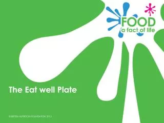 The Eat well Plate