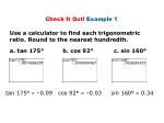 Understanding Trigonometric Ratios and the Law of Sines and Cosines - slide 1