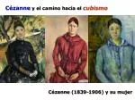 Cézanne (1839-1906) y su mujer - slide 1