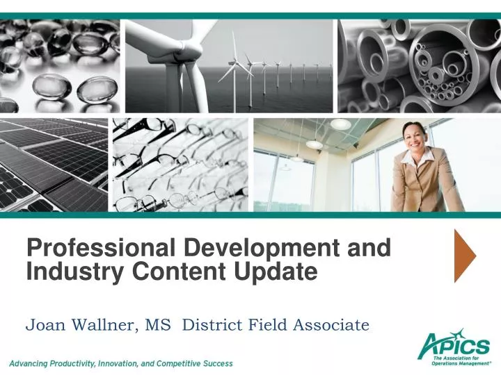 professional development and industry content update
