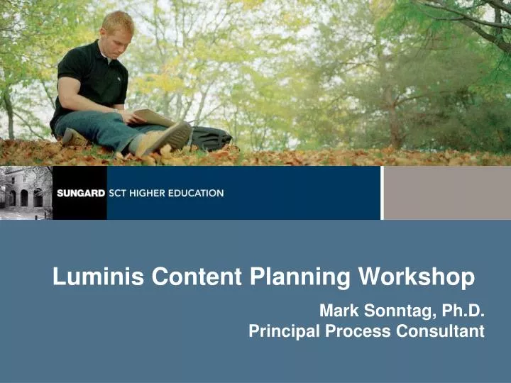 luminis content planning workshop