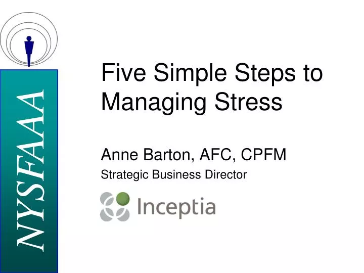 five simple steps to managing stress
