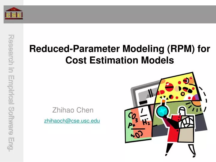 reduced parameter modeling rpm for cost estimation models