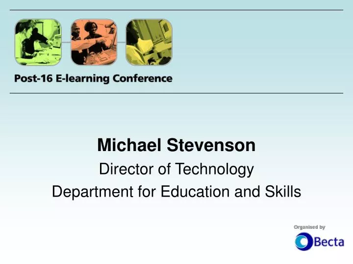 michael stevenson director of technology department for education and skills