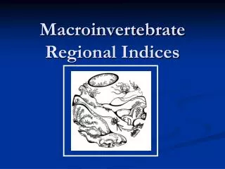 Macroinvertebrate Regional Indices