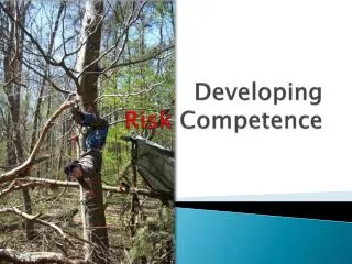 Developing Risk Competence