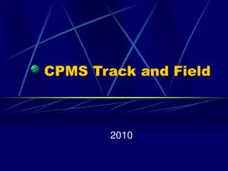 CPMS Track and Field