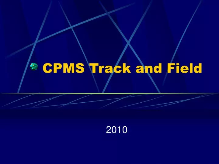 cpms track and field