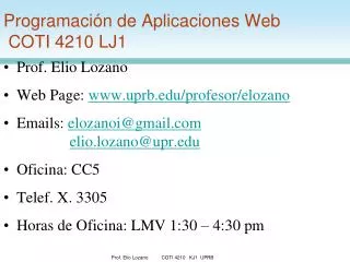 programaci n de aplicaciones web coti 4210 lj1