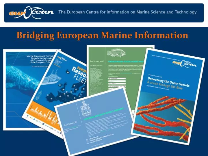 bridging european marine information