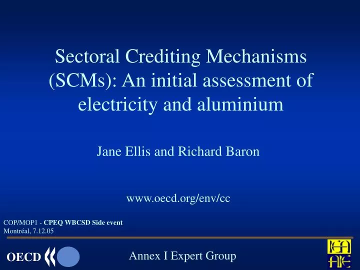 sectoral crediting mechanisms scms an initial assessment of electricity and aluminium
