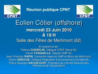 eolien c tier offshore