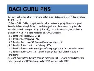 bagi guru pns