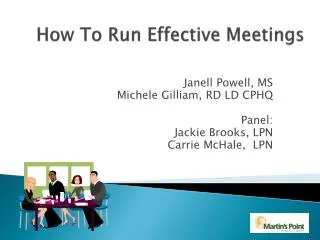 How To Run Effective Meetings