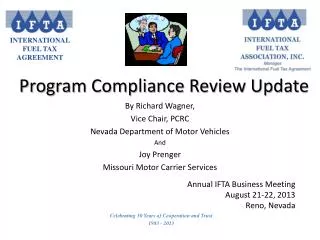 Program Compliance Review Update