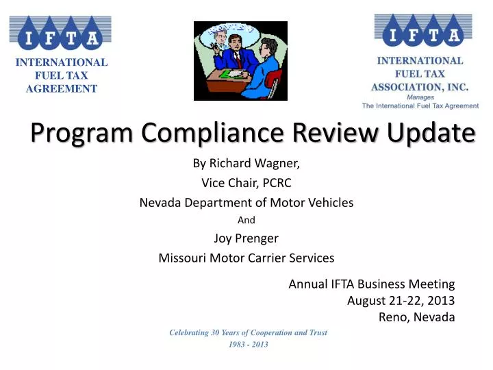 program compliance review update