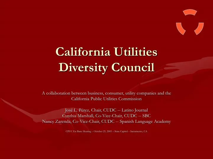 california utilities diversity council
