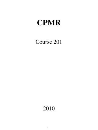 CPMR