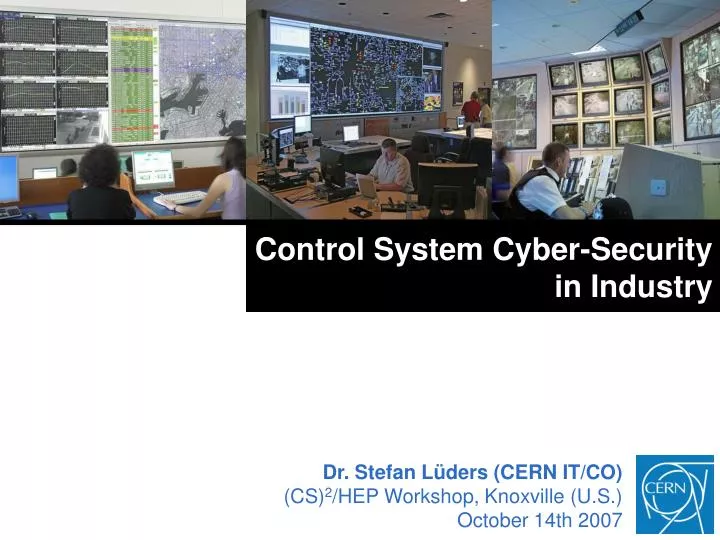 control system cyber security in industry