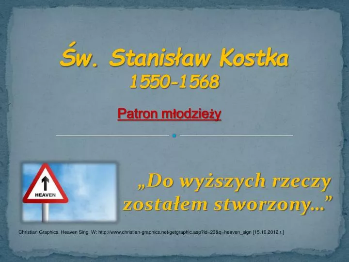 w stanis aw kostka 1550 1568