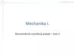 mechanika i