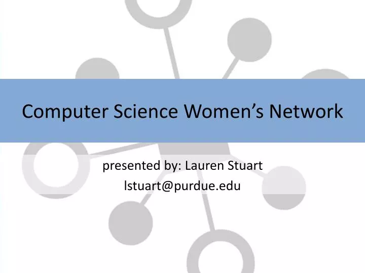 computer science women s network