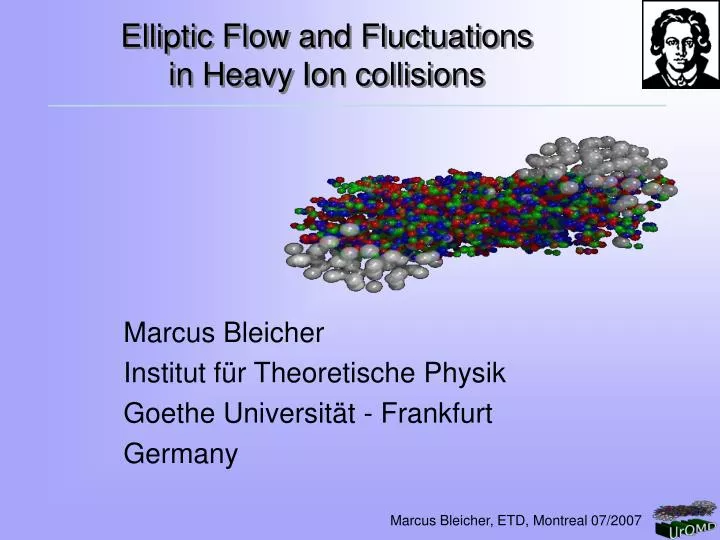 elliptic flow and fluctuations in heavy ion collisions