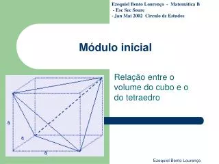 m dulo inicial