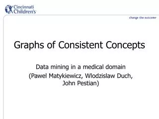 Graphs of Consistent Concepts