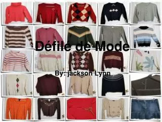 d fil de mode