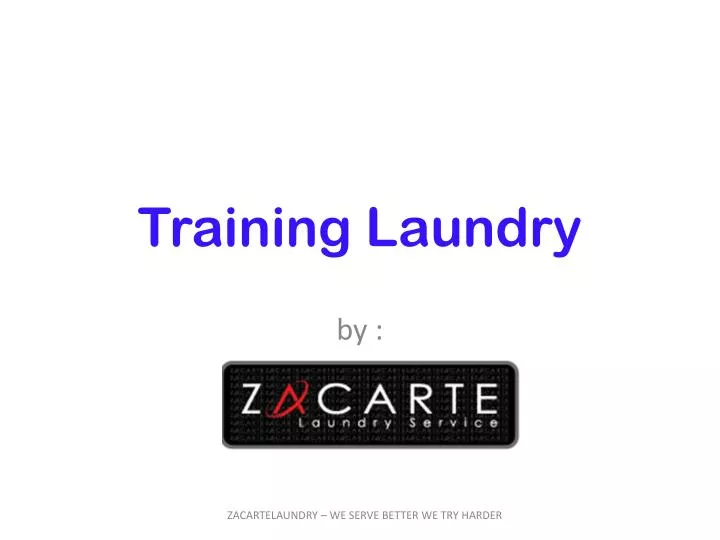training laundry