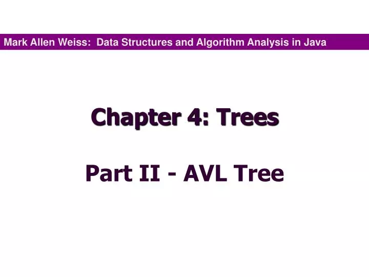 chapter 4 trees