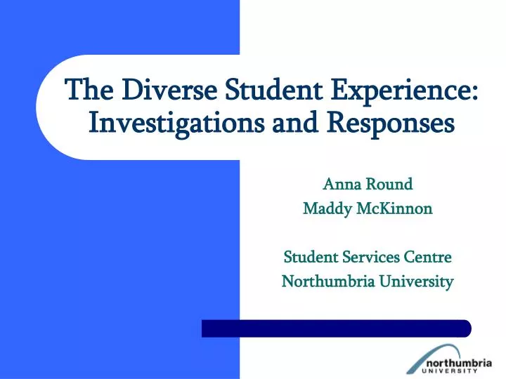 the diverse student experience investigations and responses