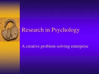 Research in Psychology