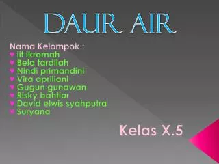 daur air