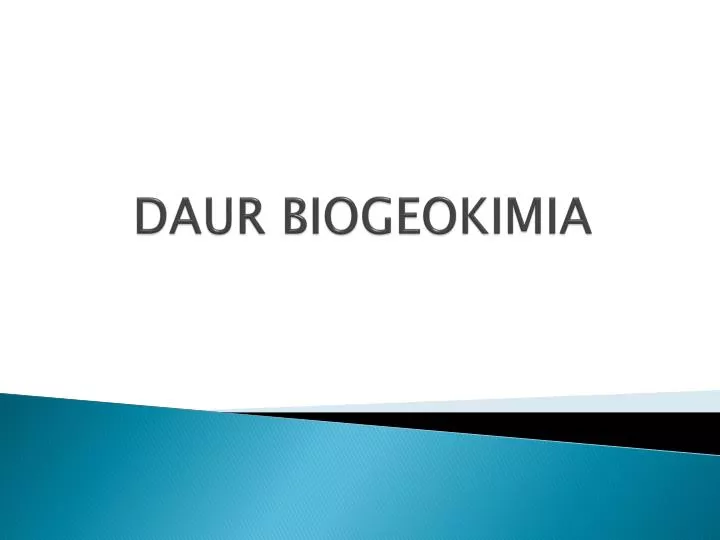 daur biogeokimia