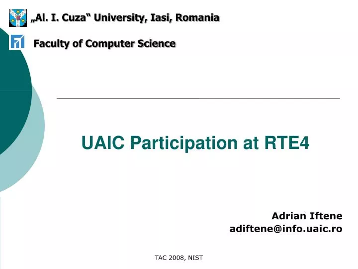 adrian iftene adiftene@info uaic ro