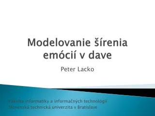 modelovanie renia em ci v dave