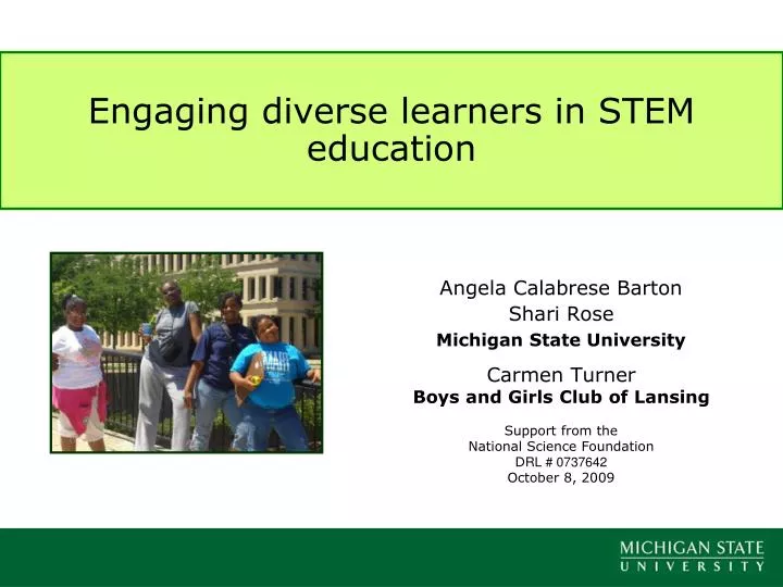 engaging diverse learners in stem education