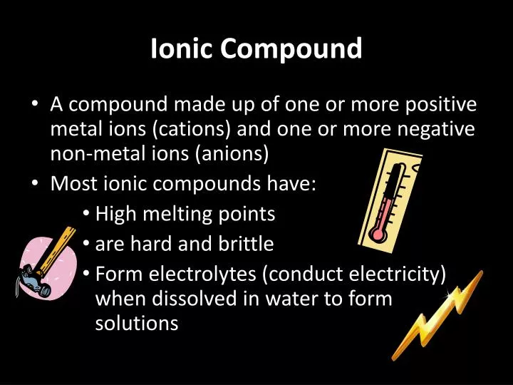 ionic compound