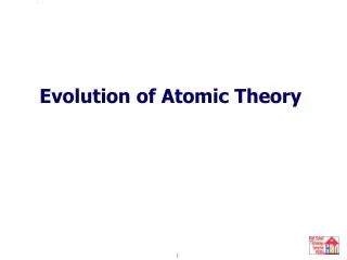 Evolution of Atomic Theory