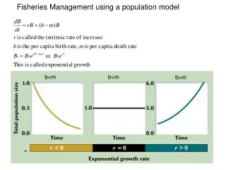 Fisheries Management using a population model