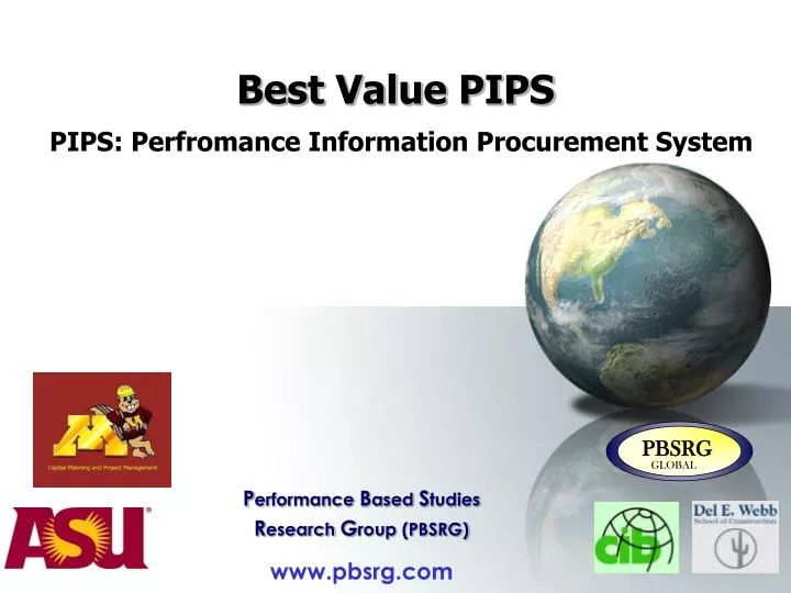 best value pips pips perfromance information procurement system