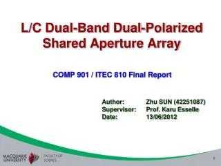 L/C Dual-Band Dual-Polarized Shared Aperture Array