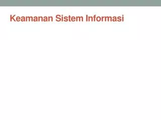 keamanan sistem informasi