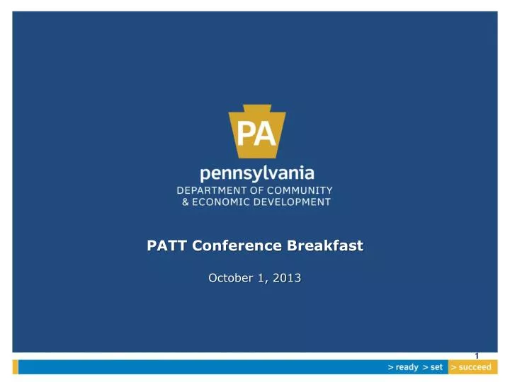 patt conference breakfast october 1 2013
