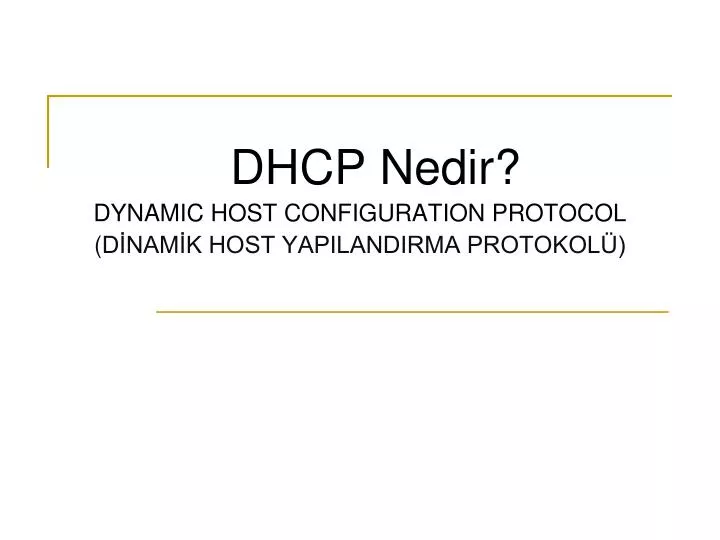 dhcp nedir dynamic host configuration protocol d nam k host yapilandirma protokol