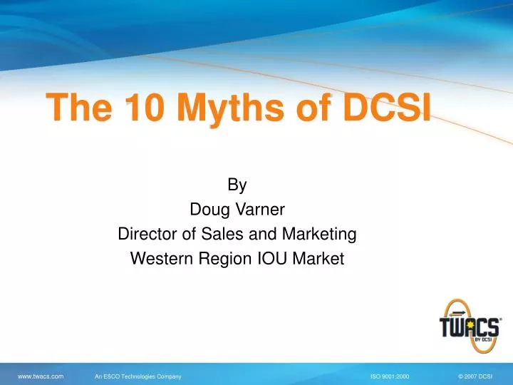 the 10 myths of dcsi
